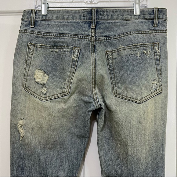Burj Surtr Men’s Selvedge Destroyed Jeans Large RARE - Picture 7 of 15